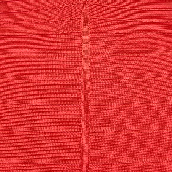 Herve Leger Red Knit Maxi Bandage Dress S - Picture 3 of 5
